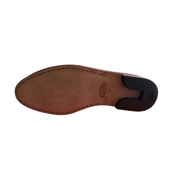 Tod’s Men\'s Gomma Smooth Leather Penny Loafers - Brown Calfskin - NWOB